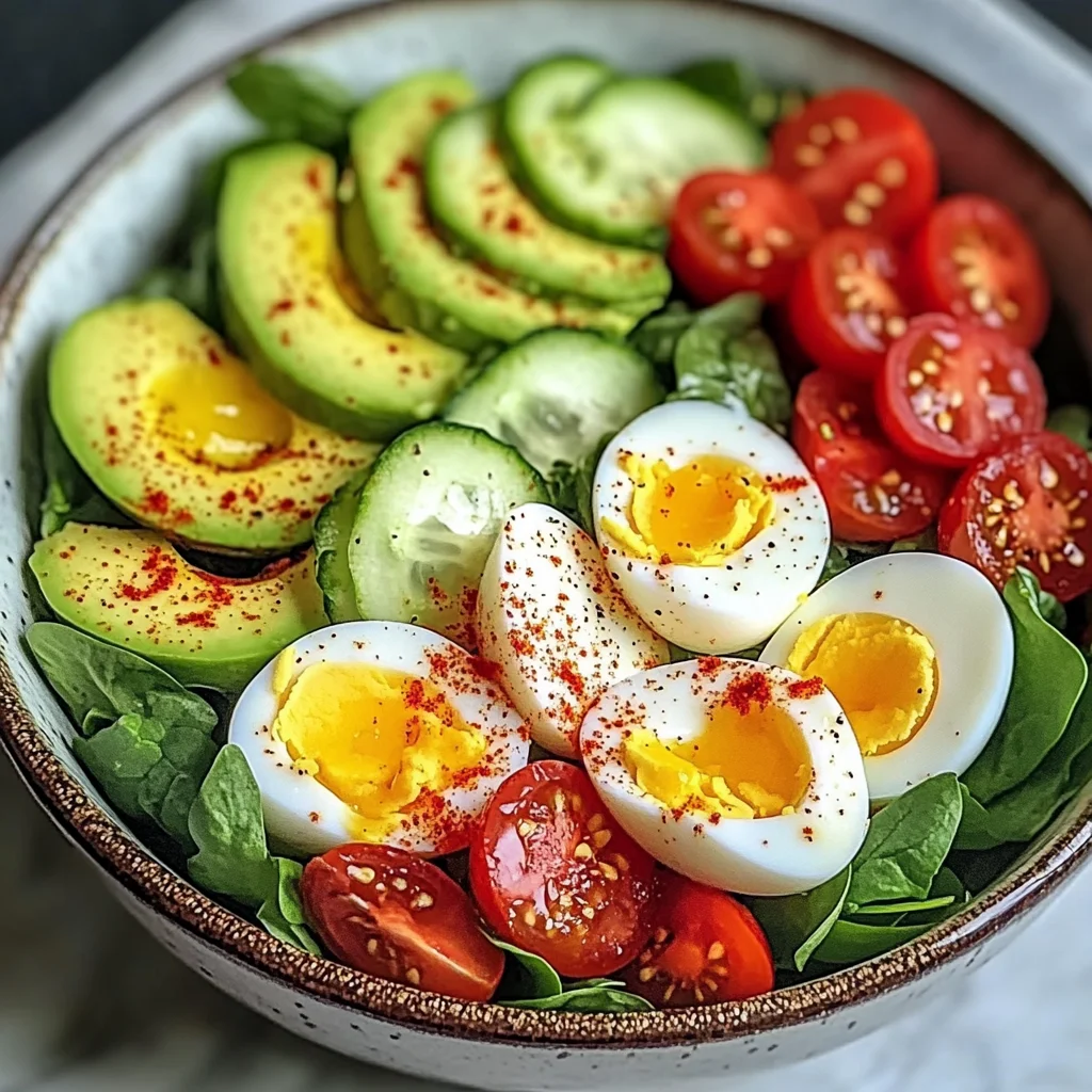 Egg & Avocado Veggie Bowl