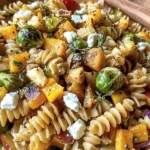 Fall Pasta Salad with Butternut Squash and Brussels