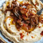 Fasole Batuta: Romanian White Bean Spread with Garlic & Caramelized Onion