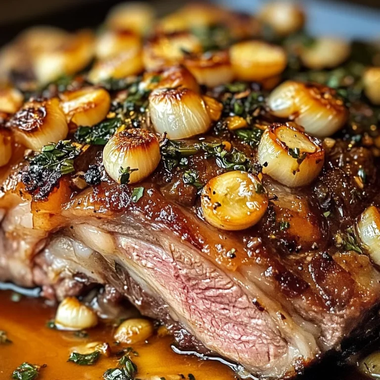 Garlic Honey Mustard Confit Lamb Shoulder Recipe