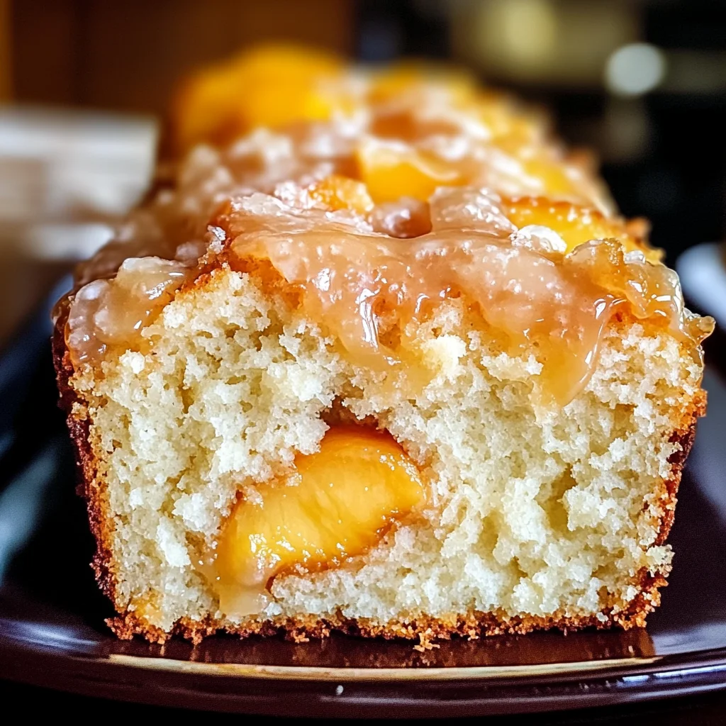 Heavenly Peach Bread