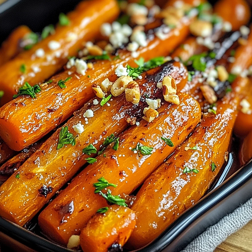 Maple Dijon Roasted Carrots