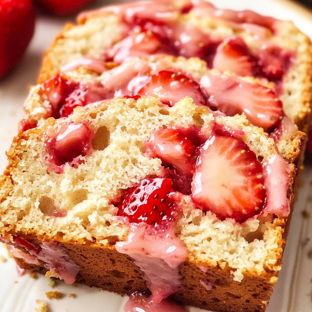 Moist Strawberry Bread (One Bowl)