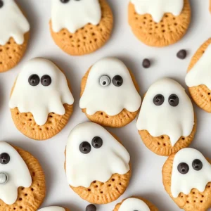 Nutter Butter Ghost Cookies