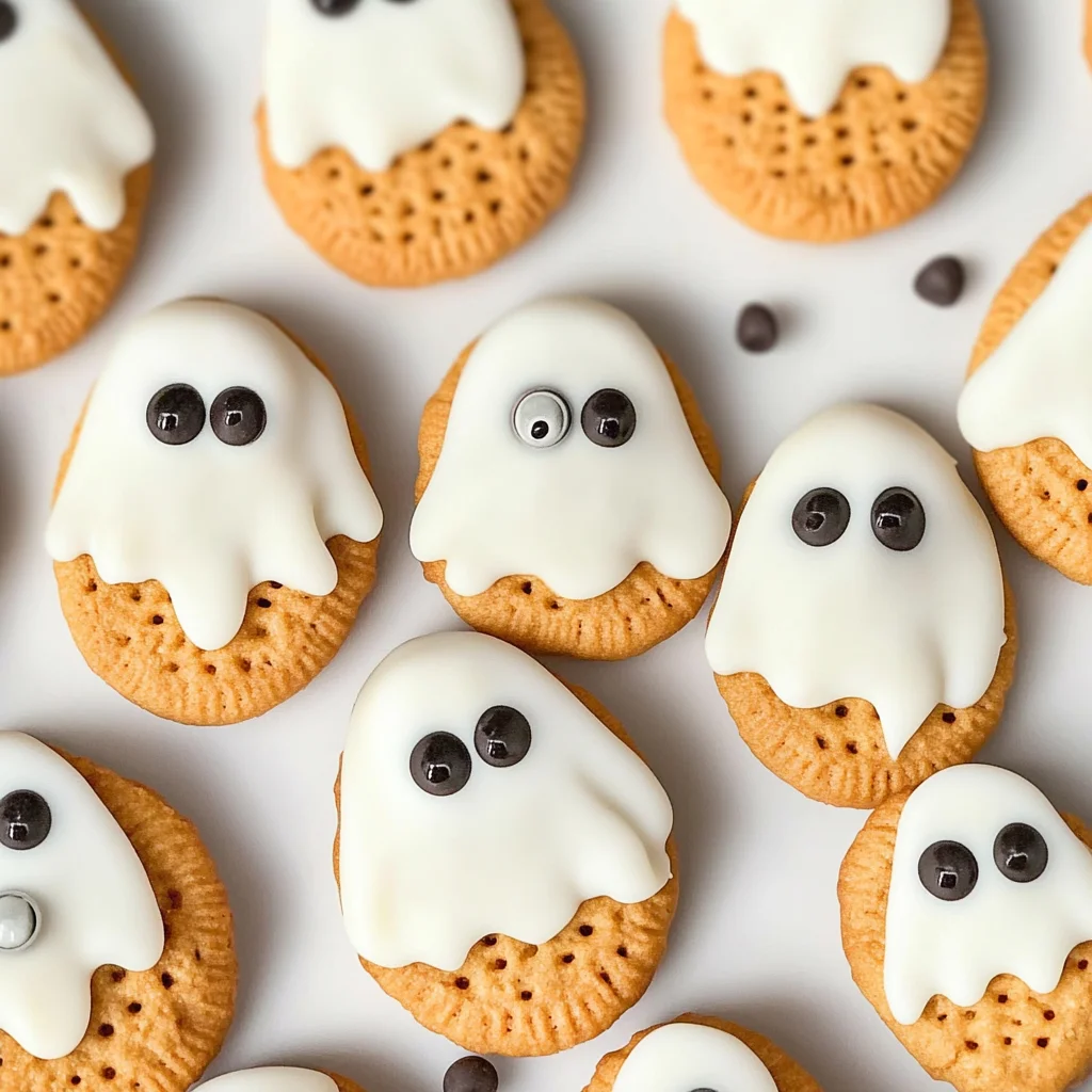 Nutter Butter Ghost Cookies