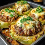 Oven-Baked Cabbage Burgers