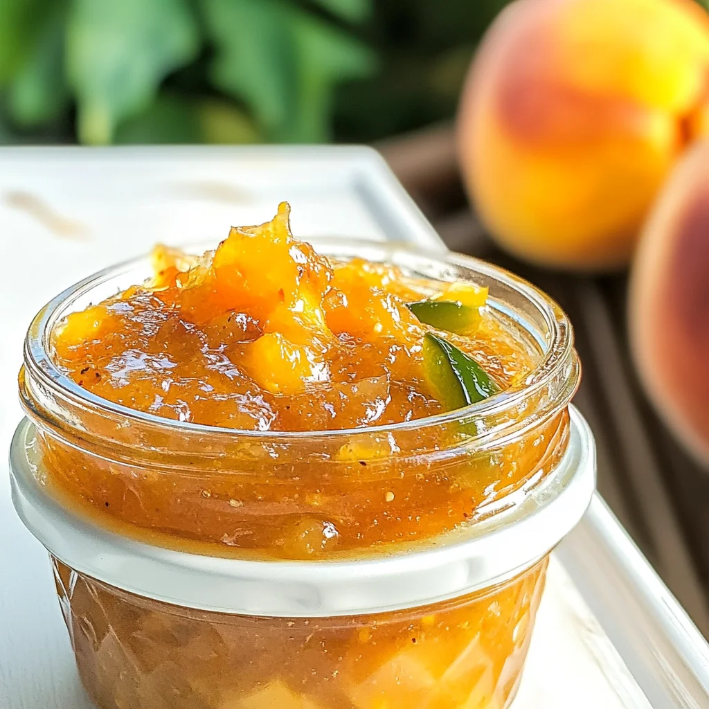 Peach Jalapeno Jam Recipe