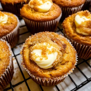 Pumpkin Cream Cheese Muffins