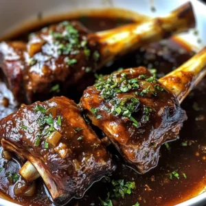 Red Wine Braised Lamb Shanks