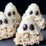 Rice Krispie Treat Ghosts