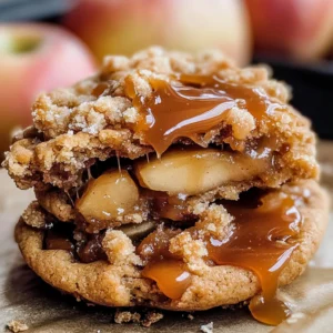 Salted Caramel Apple Pie Cookies