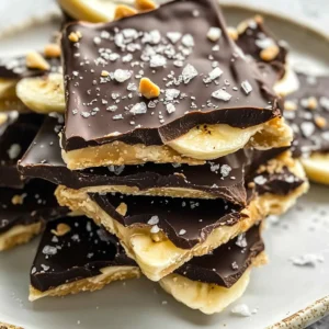 Viral Chocolate Banana Bark