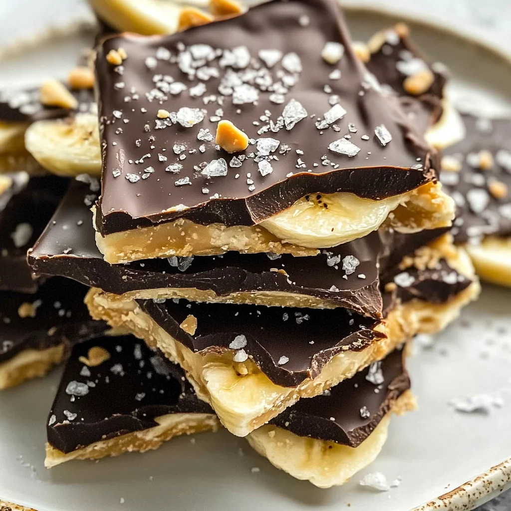 Viral Chocolate Banana Bark