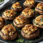Delicious Restaurant-Style Stuffed Mushrooms: An Easy Copycat Recipe to Try at Home