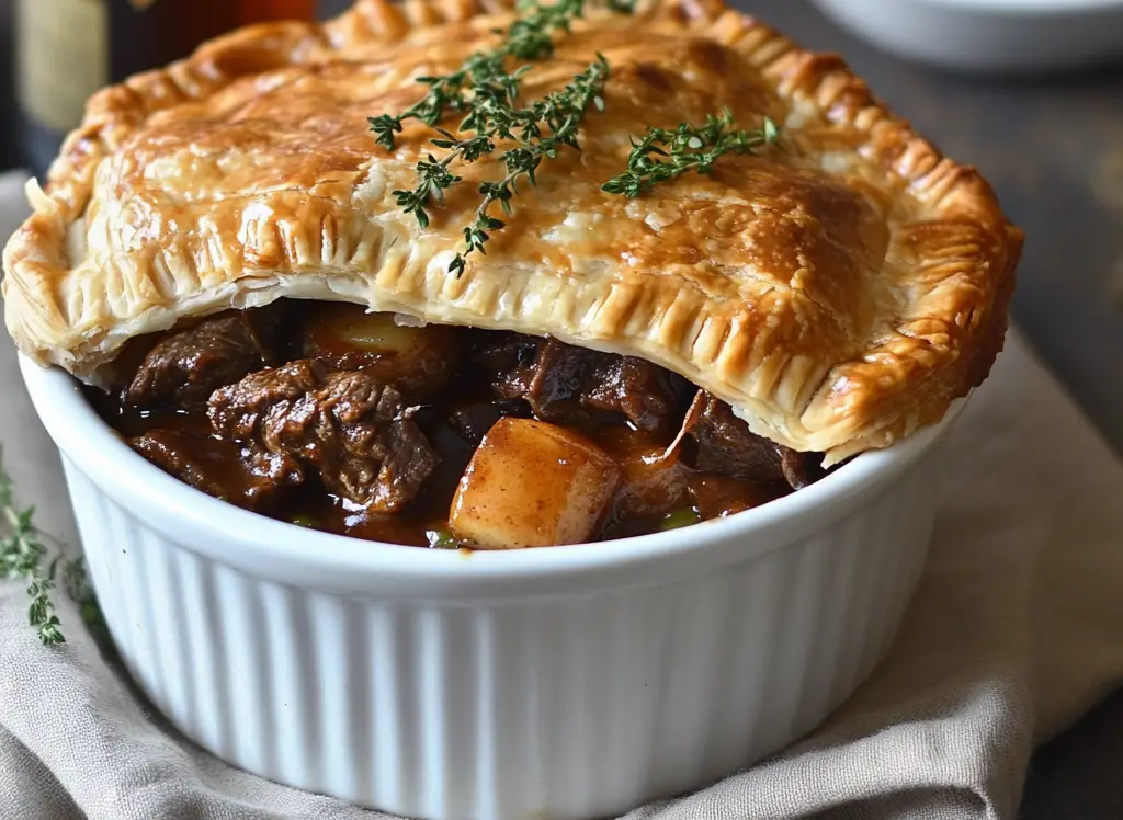Guinness Braised Beef Pot Pie