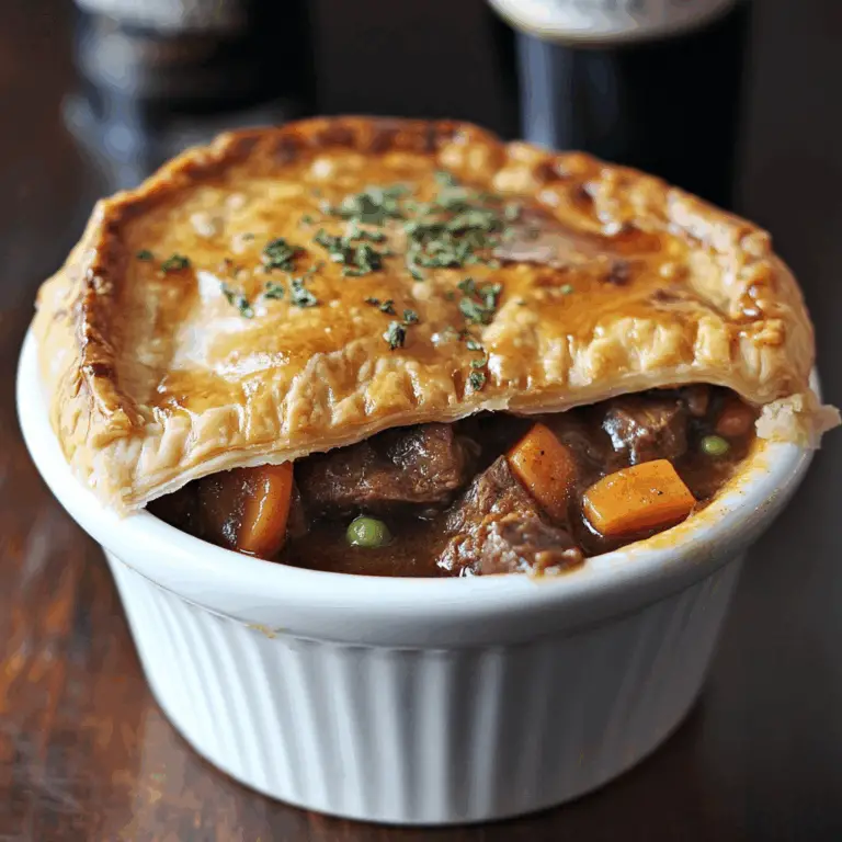 Guinness Braised Beef Pot Pie
