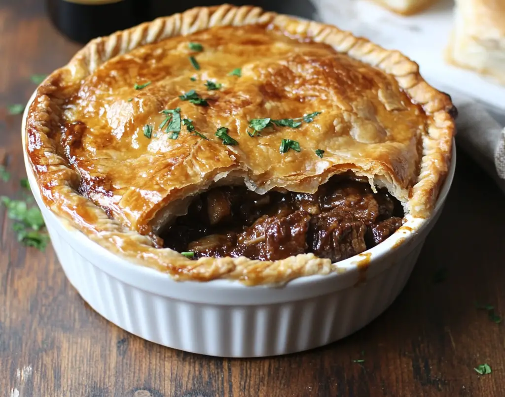 Guinness Braised Beef Pot Pie