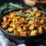 Turkey Bacon Cornbread Stuffing