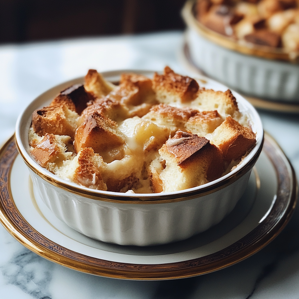 Grandma’s Old-Fashioned Bread Pudding: Warm Vanilla Comfort in Every Bite