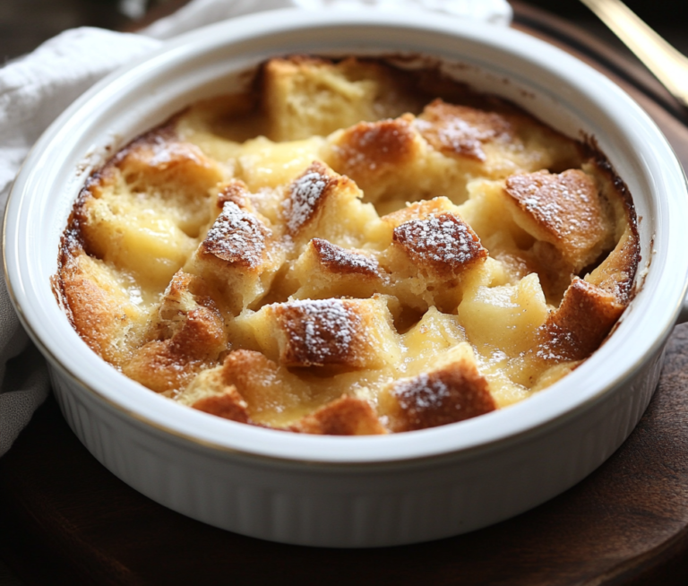 Grandma’s Old-Fashioned Bread Pudding: Warm Vanilla Comfort in Every Bite