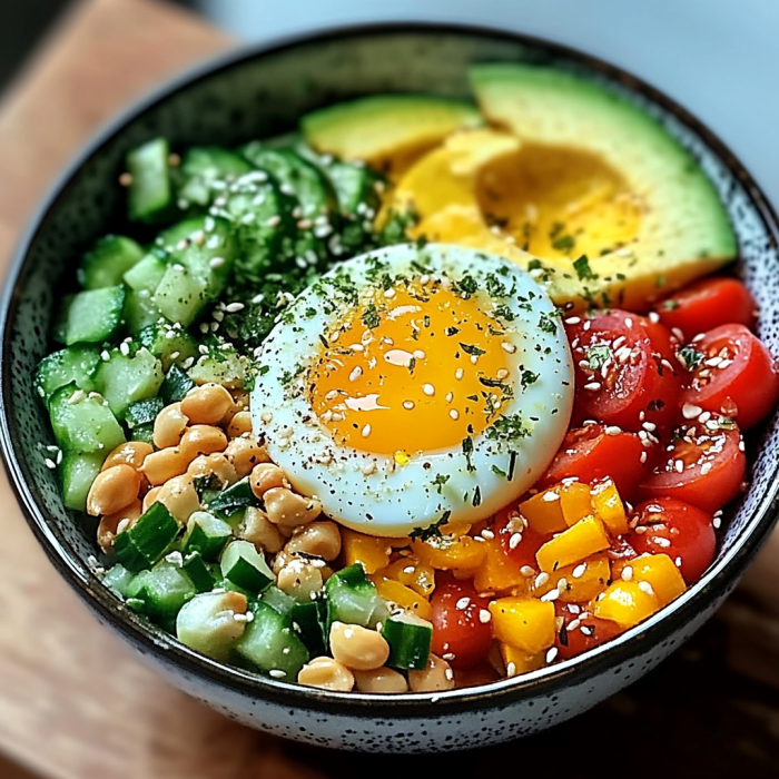 Sunshine Veggie & Egg Bowl