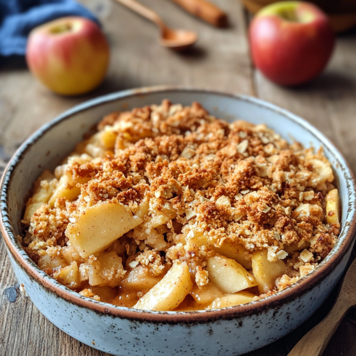 The Best Vegan Apple Crumble