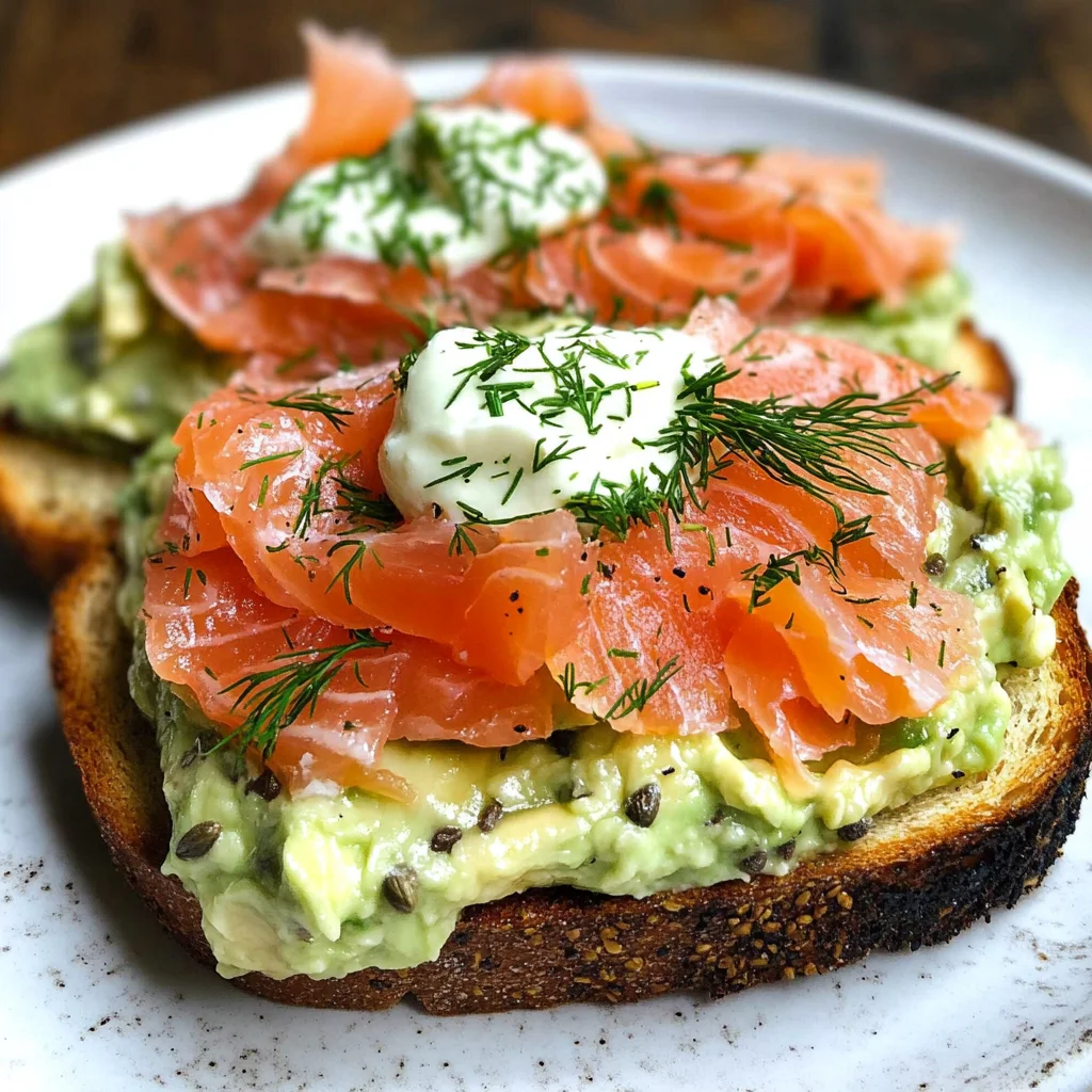 Avocado Toast with Smoked Salmon