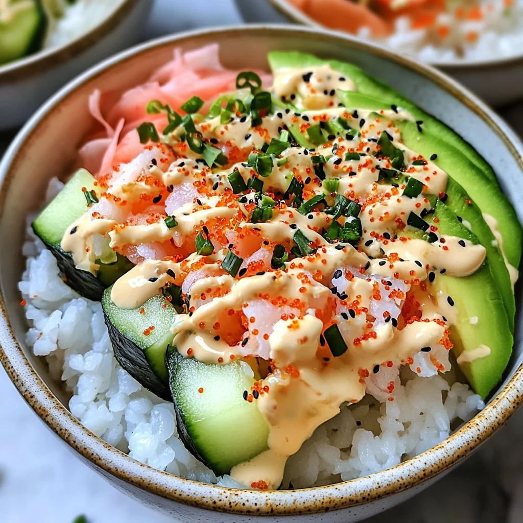California Roll Sushi Bowls