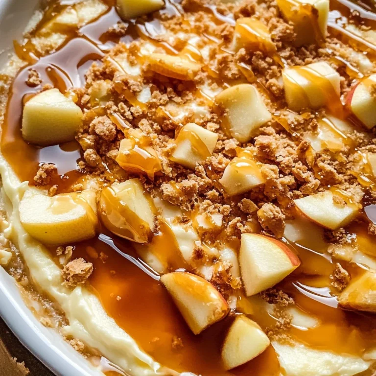 Caramel Apple Cheesecake Dip Recipe