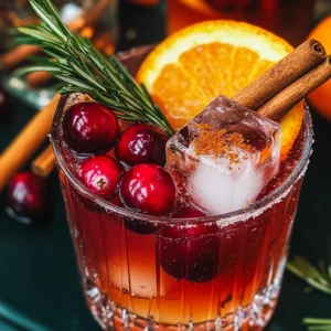 Cranberry Aperol Spritz (Ice Cube Cocktails!)