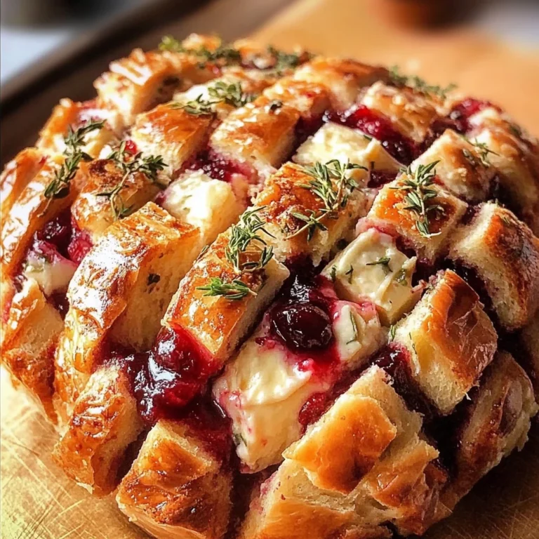 Cranberry Brie Pull-Apart Bread