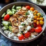 Creamy Chicken Bowls with Feta Sauce