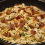 Creamy One-Pan Chicken Carbonara