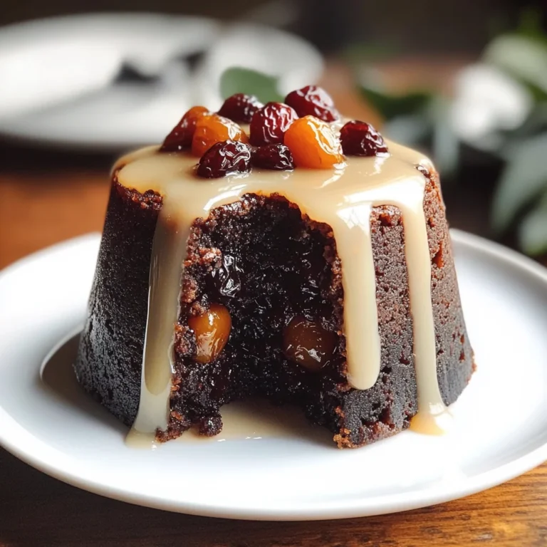 Delicious Traditional English Plum Pudding
