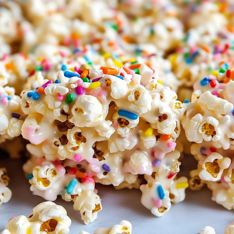 Homemade Funfetti Marshmallow Popcorn Treats Recipe
