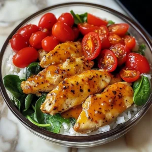 Honey Mustard Chicken Meal Prep Bowl
