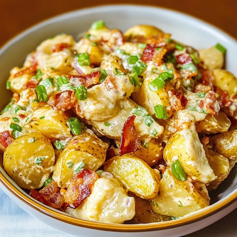 Honey Mustard Crispy Smashed Potato Salad