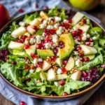 Juicy Christmas Salad with Honey Mustard Dressing