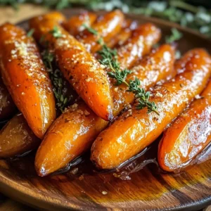 Maple Glazed Roasted Carrots