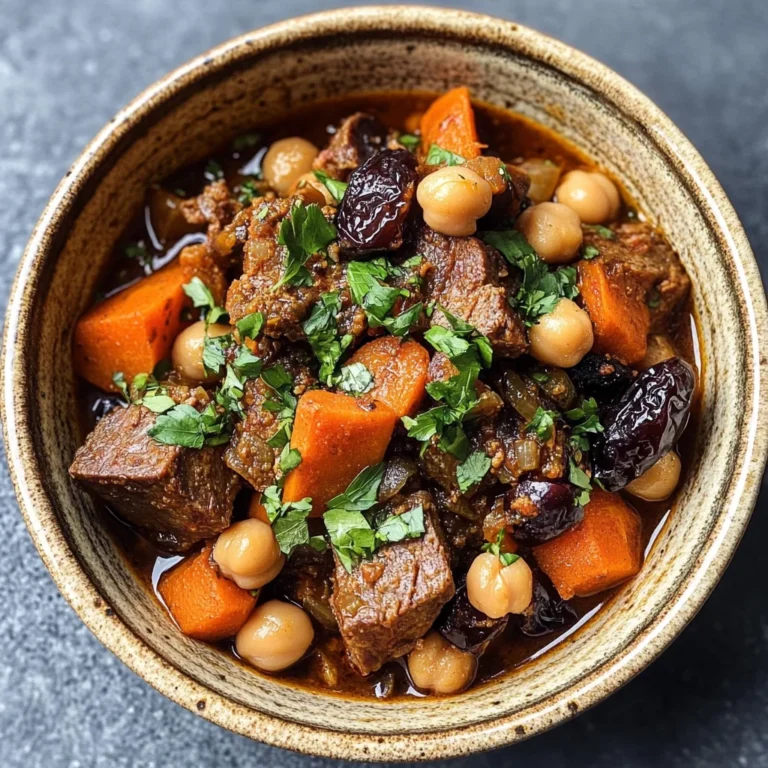 Moroccan Lamb Tagine with Prunes, Chickpeas & Spiced Vegetables