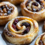 Puff Pastry Mincemeat Pinwheels