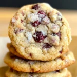 Soft Cranberry Sugar Cookies