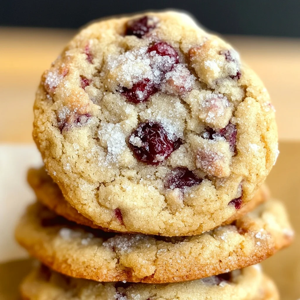Soft Cranberry Sugar Cookies