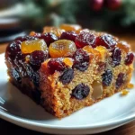 Traditional Rum-Soaked Fruit Cake