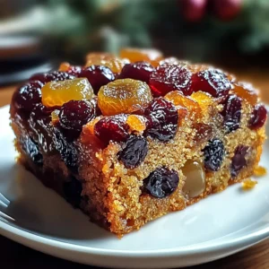 Traditional Rum-Soaked Fruit Cake