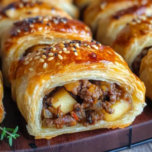 beef & Apple Sausage Rolls