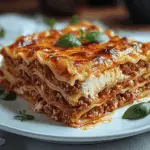 Classic Lasagna with Ricotta and Meat Sauce: A Must-Try!