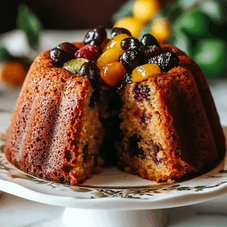 Healthy special occasion Fruit Bundt Cake