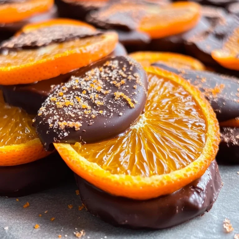 Chocolate-Dipped Candied Oranges