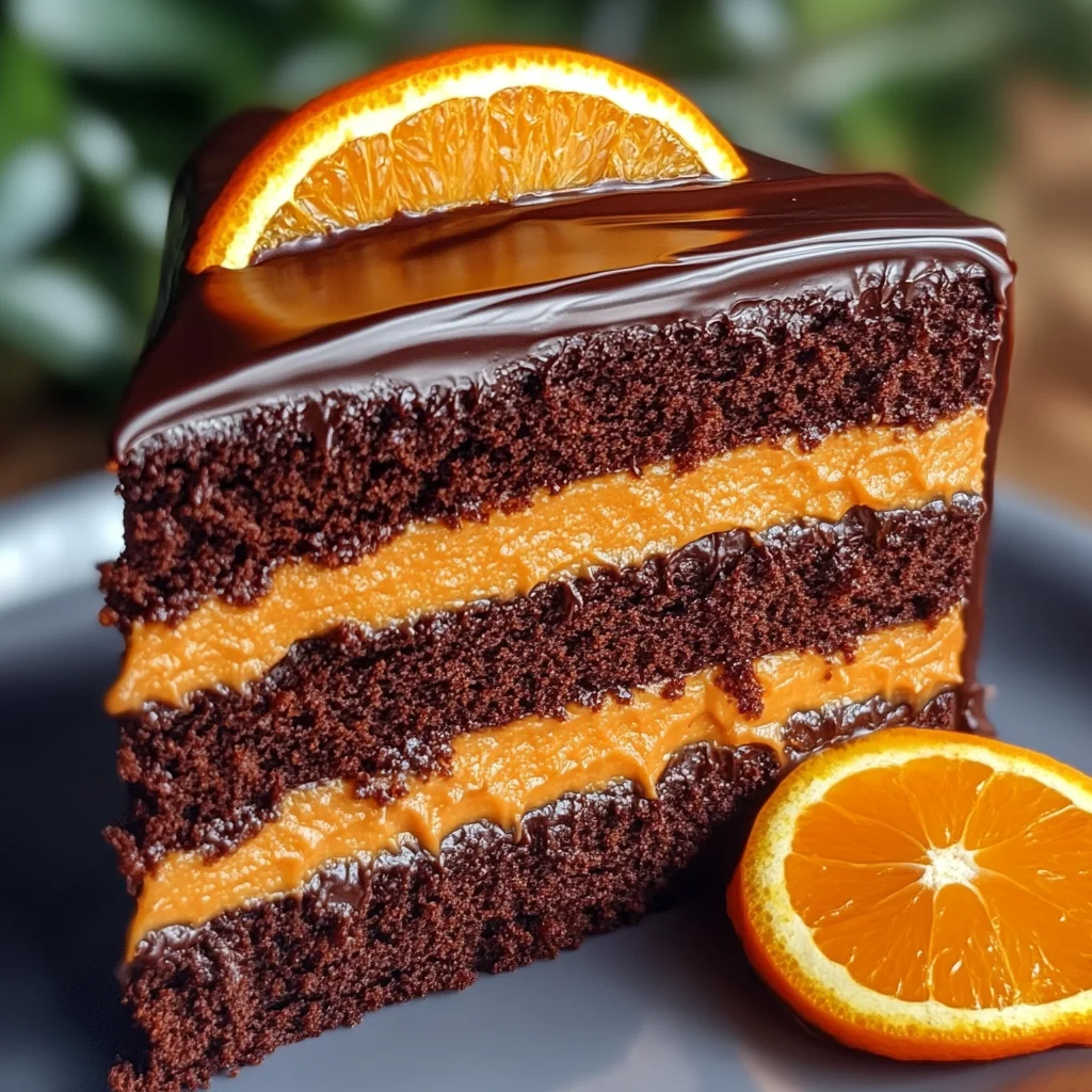 Chocolate Orange Layer Cake with Ganache: A Delightful Recipe!
